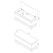 Pemberly Row Cedar Chest with Child Safety Hinge in Warm Brown