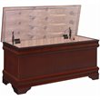 Pemberly Row Cedar Chest with Child Safety Hinge in Warm Brown