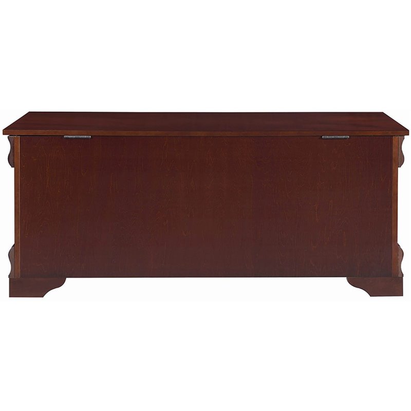 Pemberly Row Cedar Chest with Child Safety Hinge in Warm Brown