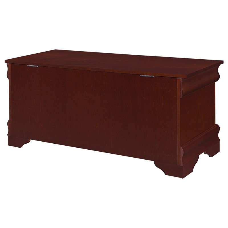 Pemberly Row Cedar Chest with Child Safety Hinge in Warm Brown