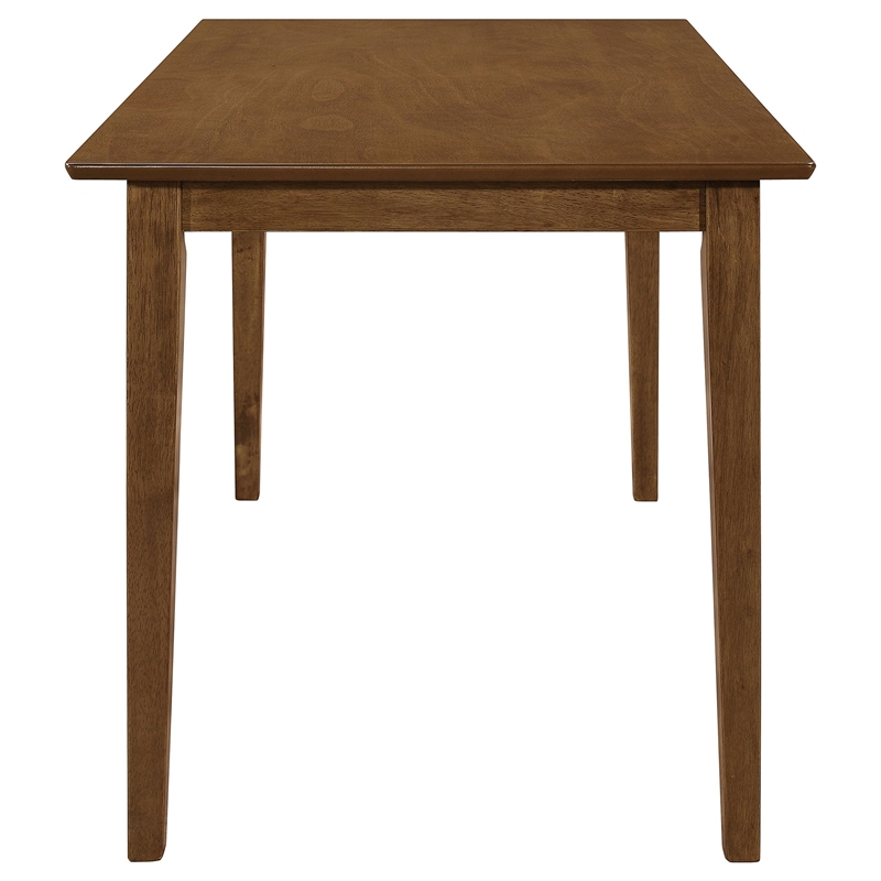 Pemberly Row 5-piece Rectangular Dining Table Set in Chestnut