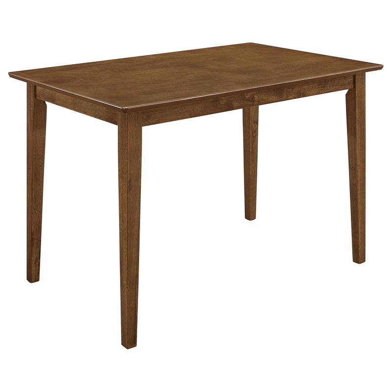 Pemberly Row 5-piece Rectangular Dining Table Set in Chestnut