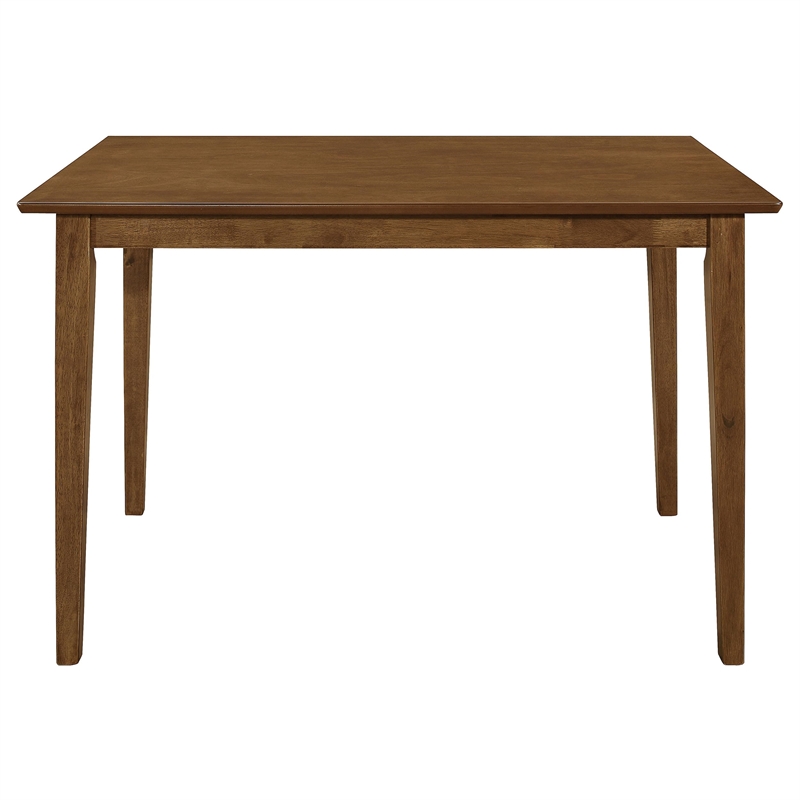 Pemberly Row 5-piece Rectangular Dining Table Set in Chestnut