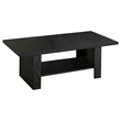 Pemberly Row 3-piece Engineered Wood Coffee Table Set in Black Oak