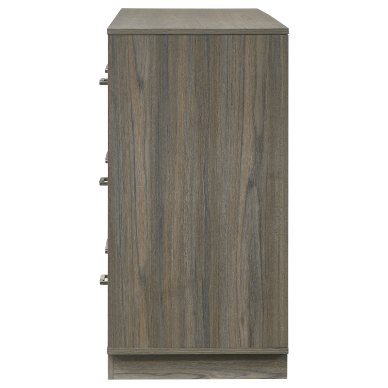 Pemberly Row 9-Drawer Dresser with Hidden Jewelry Drawer in Grey Oak