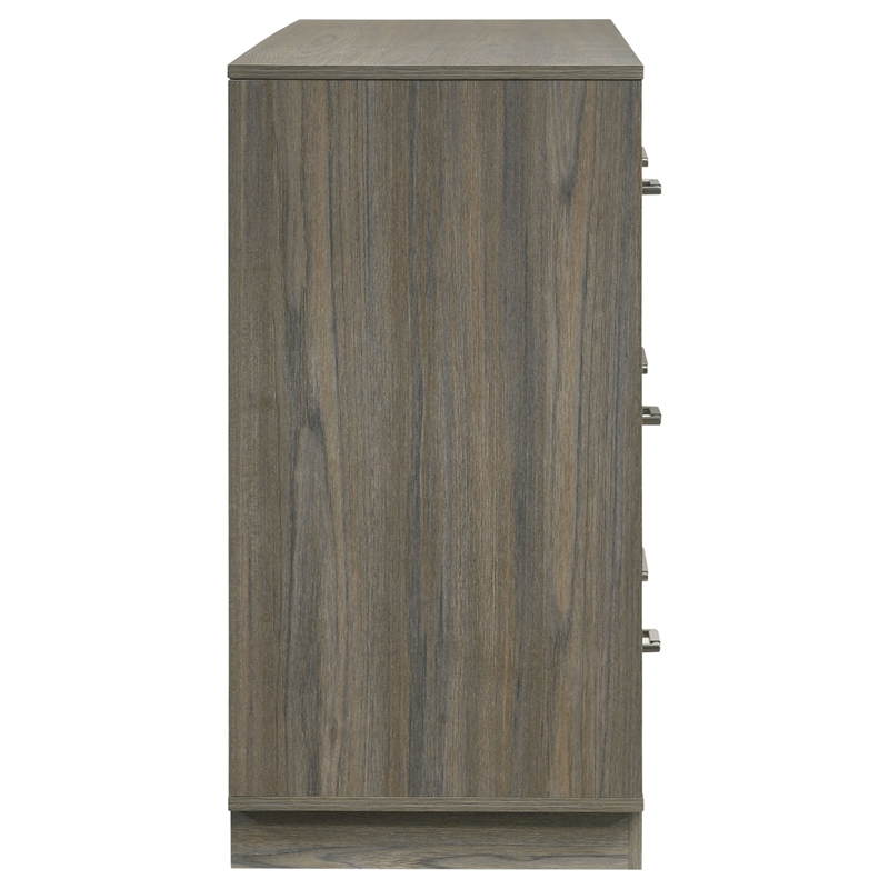 Pemberly Row 9-Drawer Dresser with Hidden Jewelry Drawer in Grey Oak
