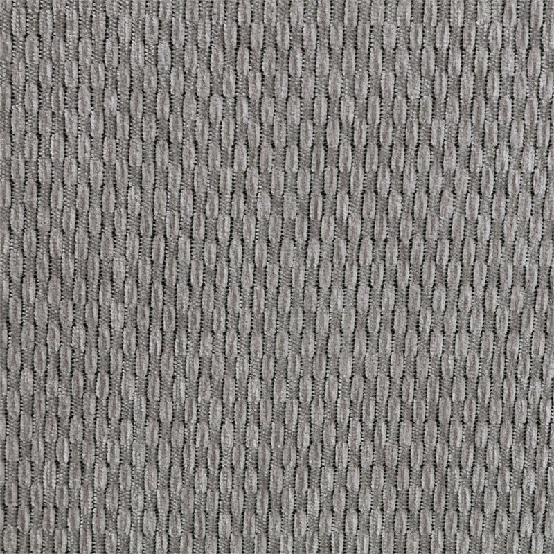 Pemberly Row Chenille Upholstered Glider Recliner Chair in Grey
