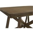 Pemberly Row 47-inch Square Counter Height Dining Table in Brown