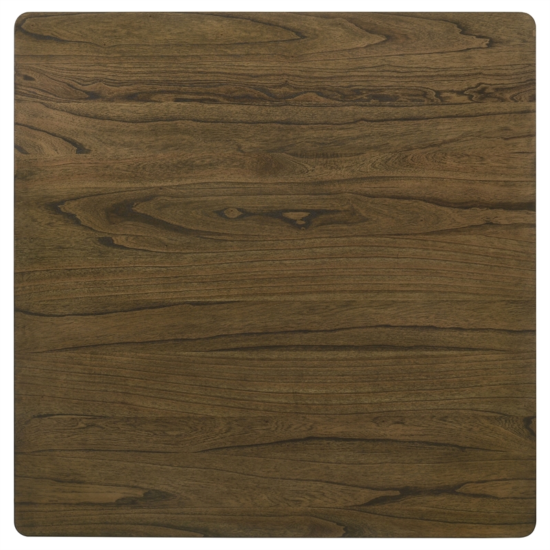 Pemberly Row 47-inch Square Counter Height Dining Table in Brown