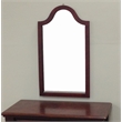 Pemberly Row Wood Adjustable Full Length Cheval Mirror in Merlot