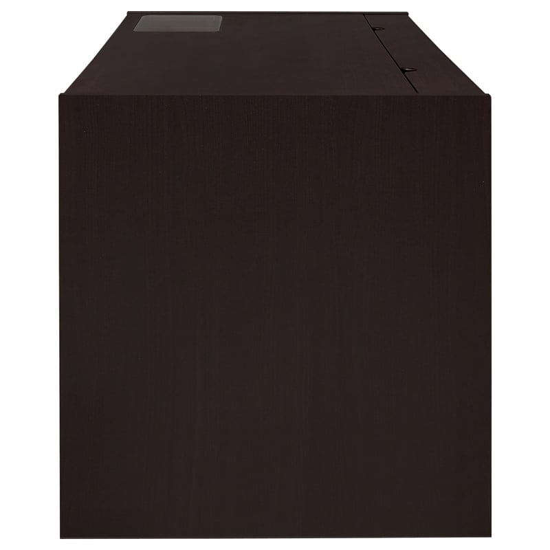 Pemberly Row 60-inch 3-drawer Office Computer Desk in Cappuccino