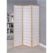 Pemberly Row 3-Panel Room Divider Folding Shoji Screen in Natural