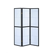 Pemberly Row 3-Panel Folding Shoji Screen Room Divider in Black