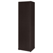 Pemberly Row 71-inch 6-shelf Wood Corner Bookcase in Cappuccino