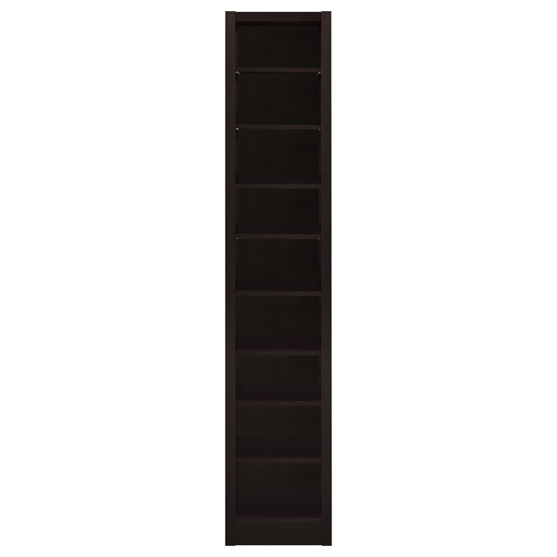 Pemberly Row 71-inch 8-shelf Engineered Wood Bookcase in Cappuccino