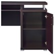 Pemberly Row 55-inch 2-drawer Wood Office Computer Desk in Cappuccino
