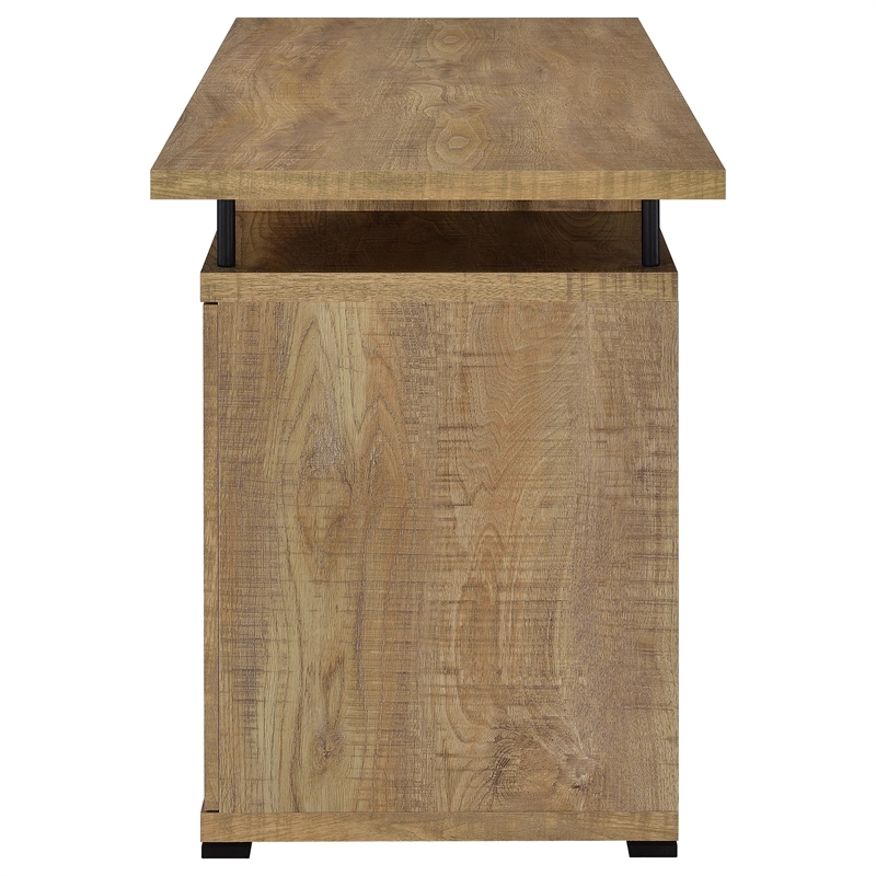 Pemberly Row 55-inch 2-drawer Engineered Wood Office Computer Desk in Mango