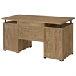 Pemberly Row 55-inch 2-drawer Engineered Wood Office Computer Desk in Mango