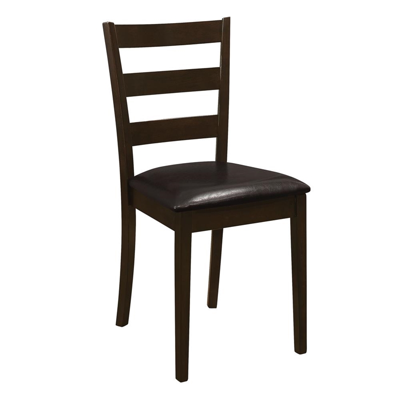 Pemberly Row 5-piece Rectangular Dining Table Set in Cappuccino