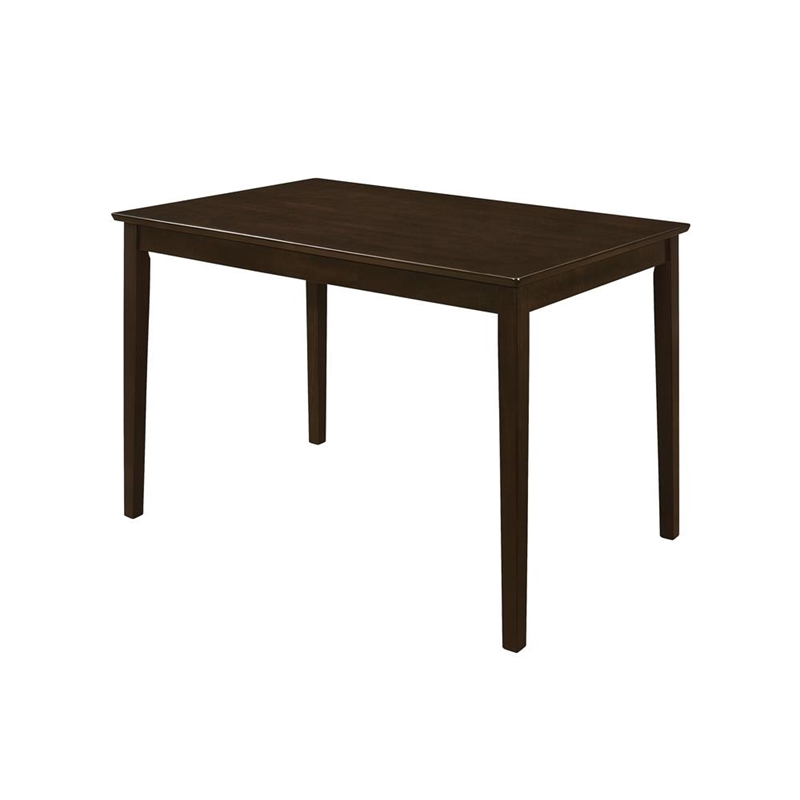 Pemberly Row 5-piece Rectangular Dining Table Set in Cappuccino