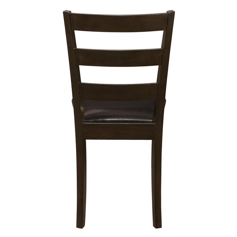 Pemberly Row 5-piece Rectangular Dining Table Set in Cappuccino