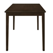 Pemberly Row 5-piece Rectangular Dining Table Set in Cappuccino