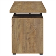 Pemberly Row Engineered Wood 47-inch 3-drawer Office Computer Desk in Brown