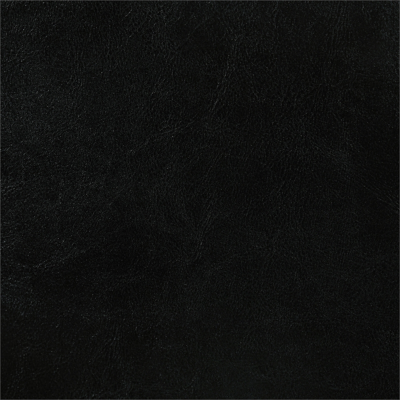 Pemberly Row 19.25'' Faux Leather Upholstered Dining Side Chair in Black