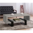 Pemberly Row Rectangular Engineered Wood Coffee Table in Gray Driftwood