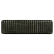Pemberly Row Leather Upholstered Dining Bench in Antique Espresso