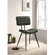 Pemberly Row 2-Piece Leather Upholstered Dining Side Chair Set in Espresso