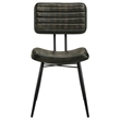 Pemberly Row 2-Piece Leather Upholstered Dining Side Chair Set in Espresso