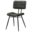 Pemberly Row 2-Piece Leather Upholstered Dining Side Chair Set in Espresso