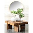 Pemberly Row Square Solid Wood Coffee Table in Natural Sheesham