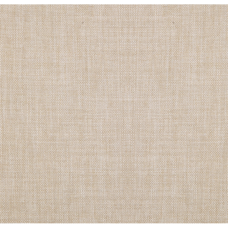 Pemberly Row Bobbin Accent Chair in Beige Fabric and Black Frame