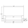 Pemberly Row Upholstered Queen or Full Panel Headboard in Sand