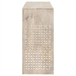 Pemberly Row 2-Drawer Wood Entryway Console Table in White Washed