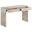 Pemberly Row 2-Drawer Wood Entryway Console Table in White Washed
