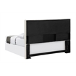 Pemberly Row Foam Padded Upholstered King Panel Headboard in Sand