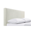 Pemberly Row Foam Padded Upholstered King Panel Headboard in Sand