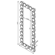 Pemberly Row 24 x 62 Inch Wall Mirror with Lighting in Silver
