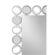 Pemberly Row 7-Bulb LED Lighted Tabletop Vanity Mirror in Silver
