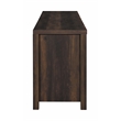 Pemberly Row 2-door Engineered Wood 79-inch TV Stand in Dark Pine