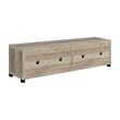 Pemberly Row 4-door Engineered Wood 79-inch TV Stand in Distressed Pine