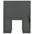 Pemberly Row 7-drawer Vanity Set with Lighting in Grey High Gloss