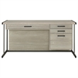 Pemberly Row 60-inch 4-drawer Computer Desk in Whitewashed Grey