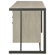 Pemberly Row 60-inch 4-drawer Computer Desk in Whitewashed Grey