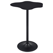 Pemberly Row Curved 29-inch Cloud-Shaped Bistro Bar Table in Black