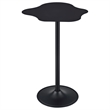 Pemberly Row Curved 29-inch Cloud-Shaped Bistro Bar Table in Black