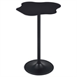 Pemberly Row Curved 29-inch Cloud-Shaped Bistro Bar Table in Black